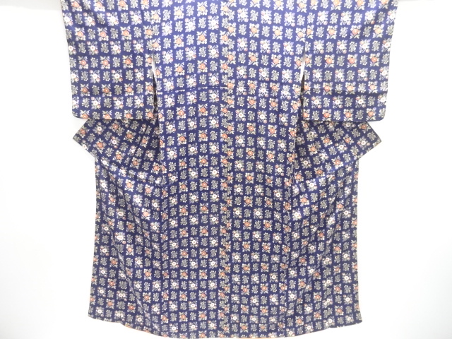 JAPANESE KIMONO / KOMON / FLOWER ARABESQUE